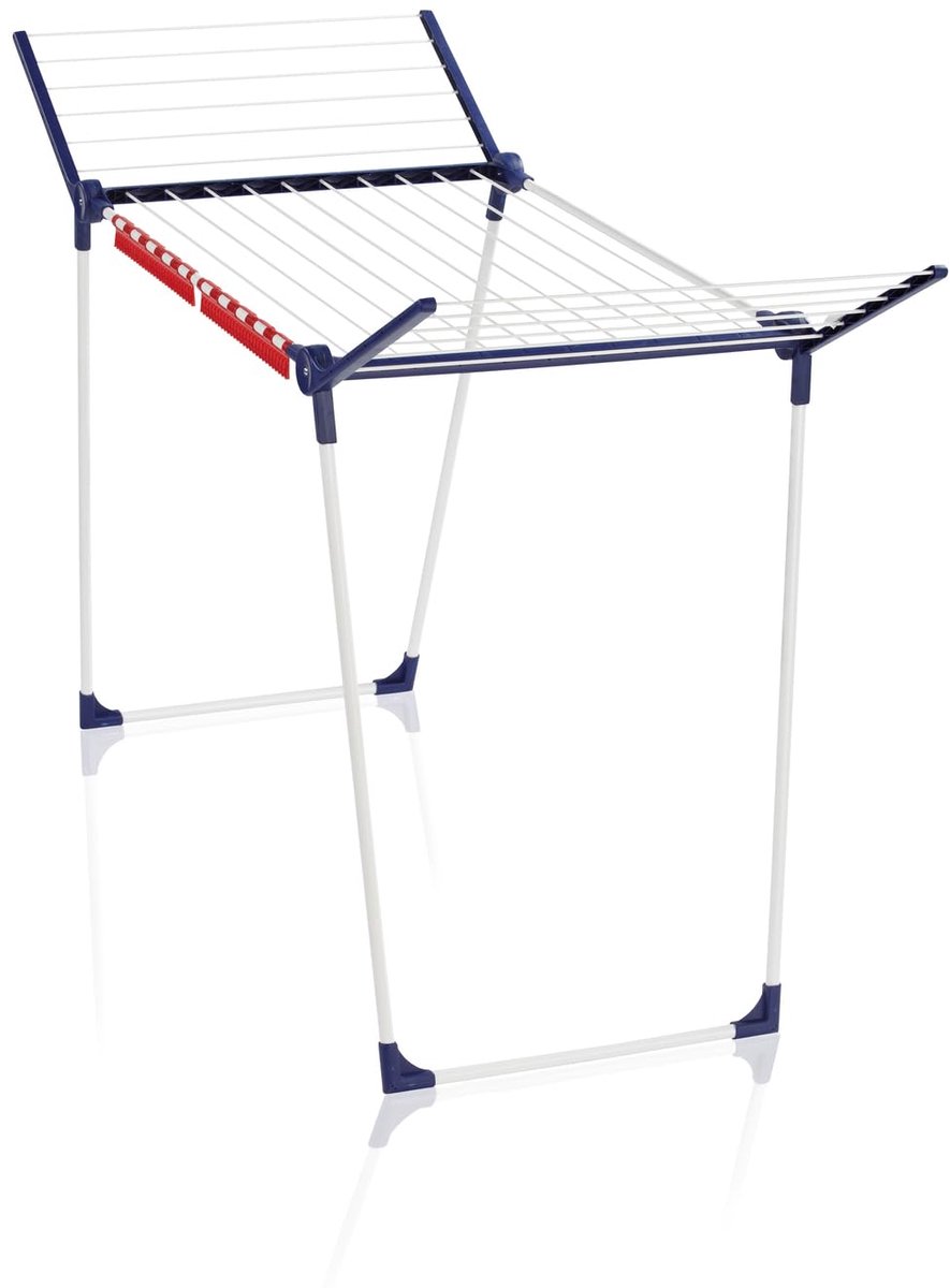 Famanu – Droogrek Pegasus 180 Solid, 18 m wasrek met vleugels, ideaal voor het drogen van wasgoed