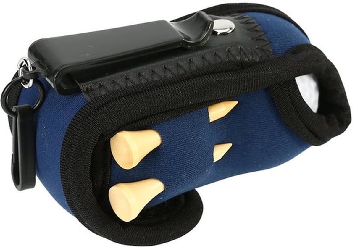Golfbaltas met clip - Draagbare golfaccessoires - Inclusief 4 afslagen/2 golfballen - Zacht stof - Elastisch/durzaam materiaal