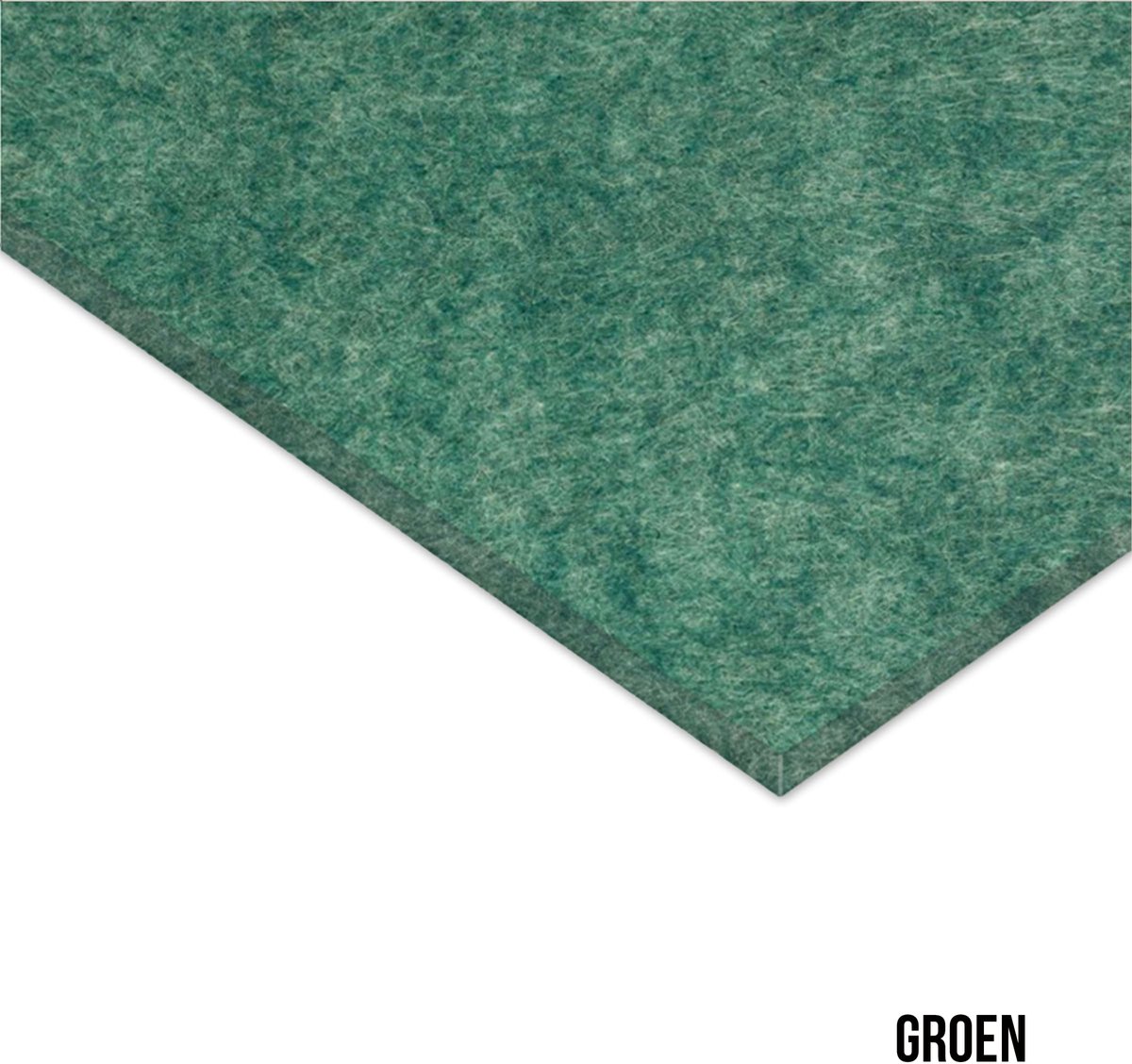 Vilt Wandpaneel - Groen - 60x140cm - Kamer26