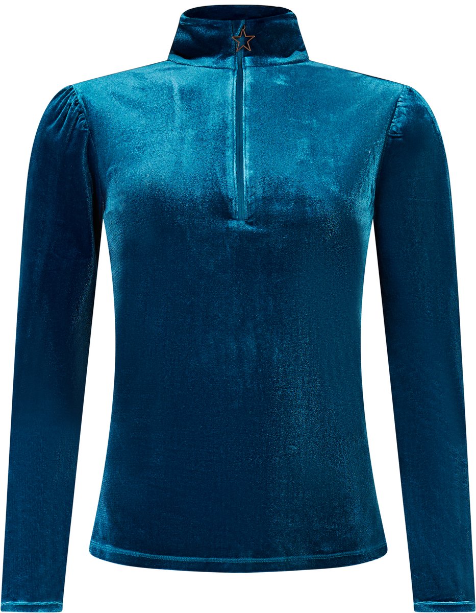 Protest PRTMilly Skipully Dames Velvet 1/4 rits Blauw