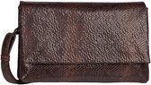 Gabor avondtas schoudertas Salara Clutch Snake Brown donkerbruin
