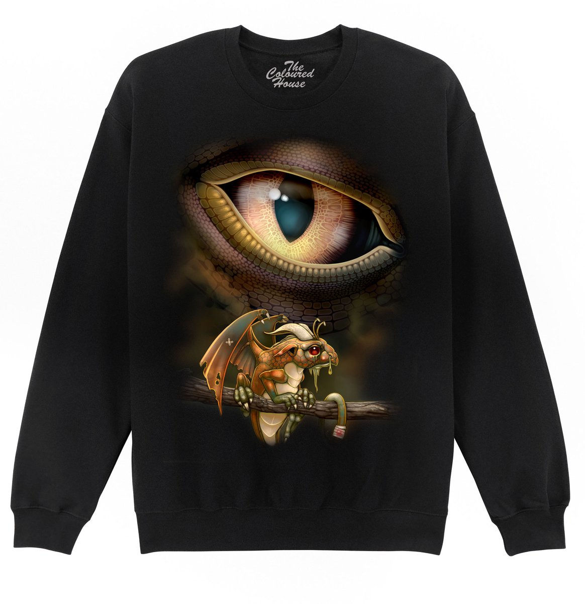 Draak Oog Dragon Eye The Coloured House Sweater 4XL