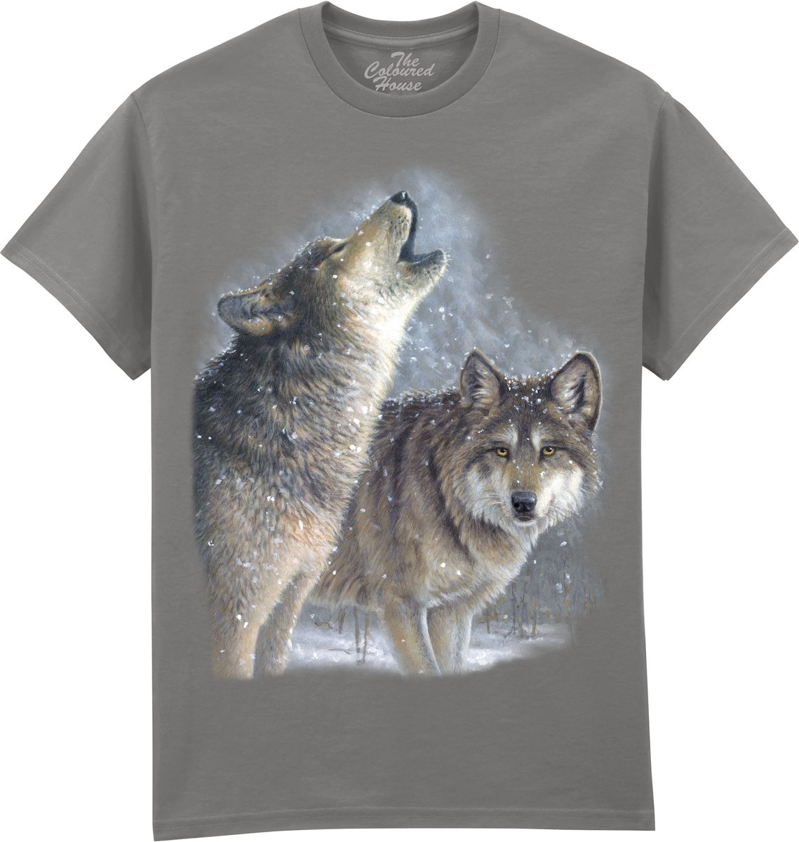 Wolven Snowfall Wolves The Coloured House T-shirt XL