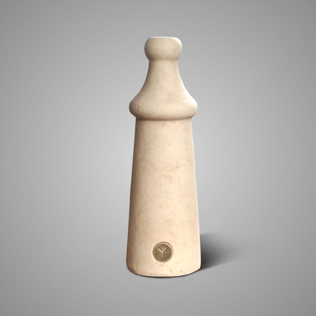 Brynxz - Taupe - Decoratieve fles - Aardewerk - L - D.13 H.37
