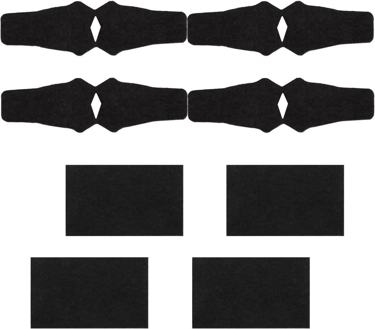 8 Stuks Antislip Vilt Tape voor Pijlenrust, Ideaal voor Compound Bogen en Boogschieten Accessoires