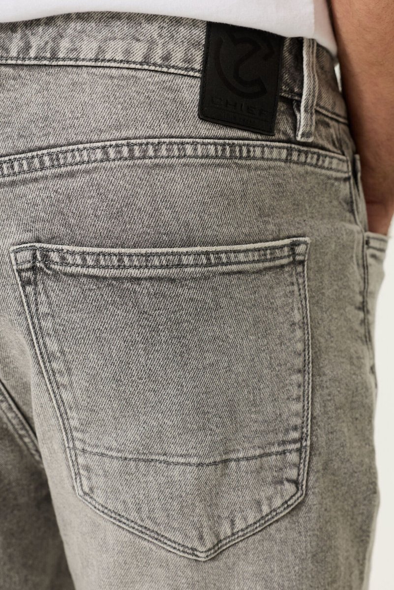 Chief DARRYLLOOSE Heren Loose Fit Jeans Gray - Maat W36 X L32