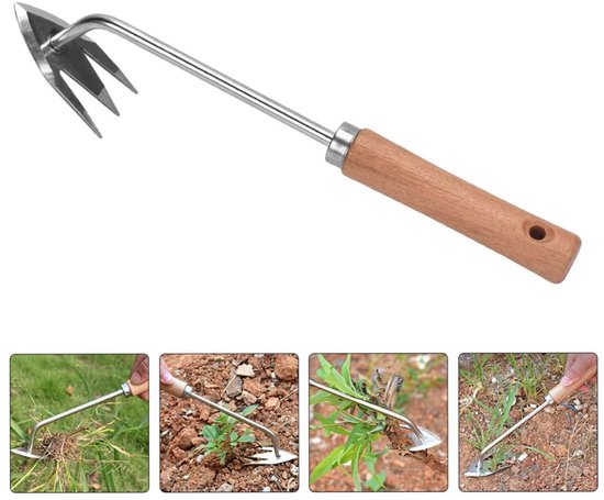 Onkruidverwijderaar- geschikt als tuinschoffel of ander tuingereedschap. — afbeelding 3