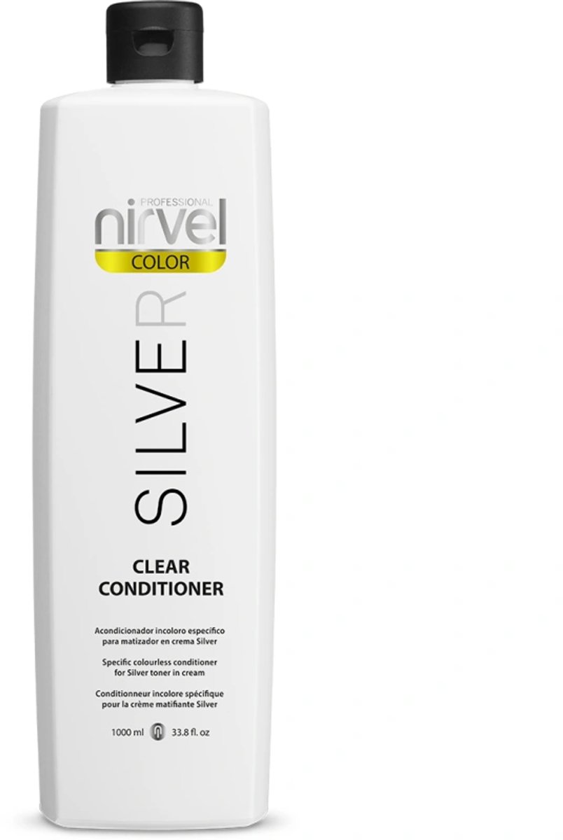 Nirvel Silver Clear Conditioner / Kleurloze conditionerende gel voor crèmekleuren in de Nirvel Silver lijn 1000 ml
