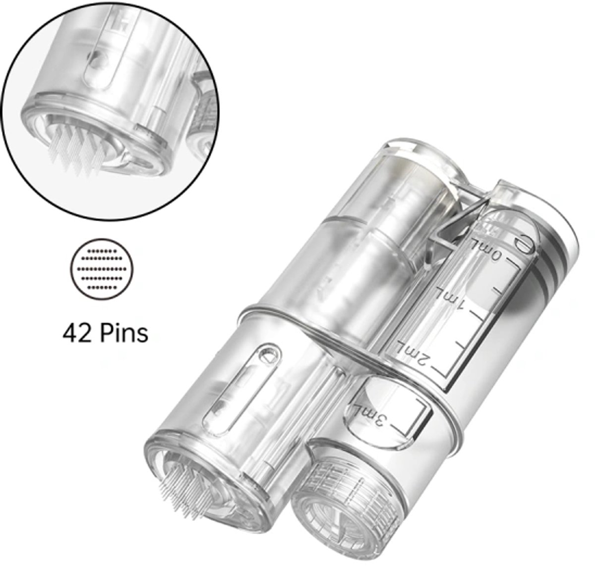 HydraPen H6 42-naald / 42-naaldpatroon met geïntegreerd serumreservoir voor de HydraPen H6