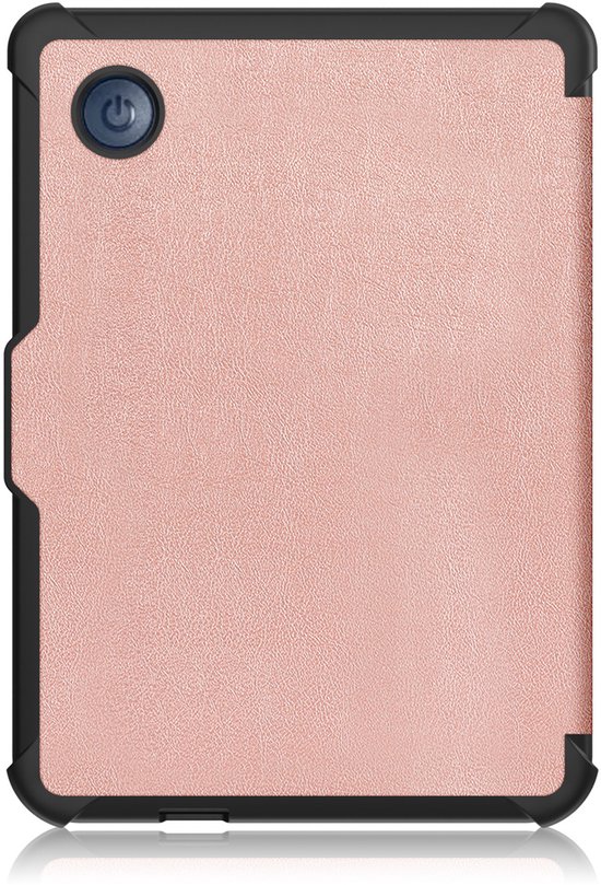 IYUPP Ereader Hoes geschikt voor Kobo Clara BW / Kobo Clara Colour - Folio - Met Auto-Wake functie - Roze Goud — afbeelding 3