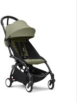 Stokke YOYO³ kinderwagen - Olijfgroen op Zwart