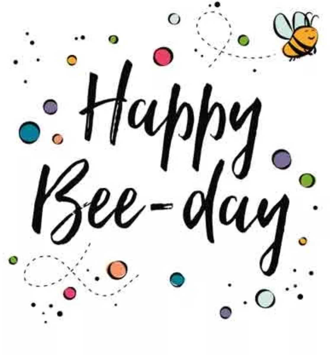 Wenskaart Verjaardag - Happy Bee-day - Met Envelop