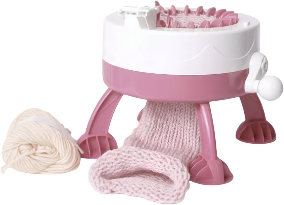 Lìon® Breimachine - Breimachine Volwassene - Breimolen - Roze - 1cm x 1cm x 1cm