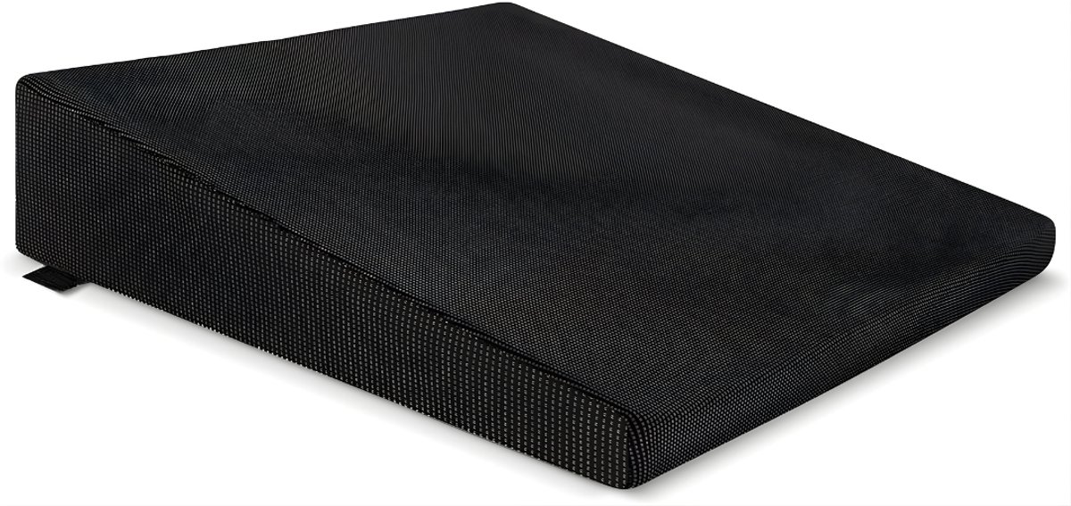 Lìon® Wigkussen - Matrasverhoger - Wigkussen Bed - Zwart - 35cm x 35cm x 6cm