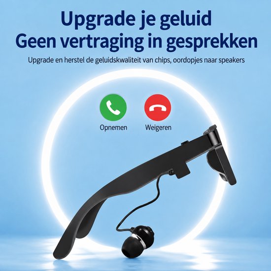Smart Zonnebril met Muziek - Bluetooth - Bril - Speakers - Audio - Oordopjes van Merkloos — afbeelding 3
