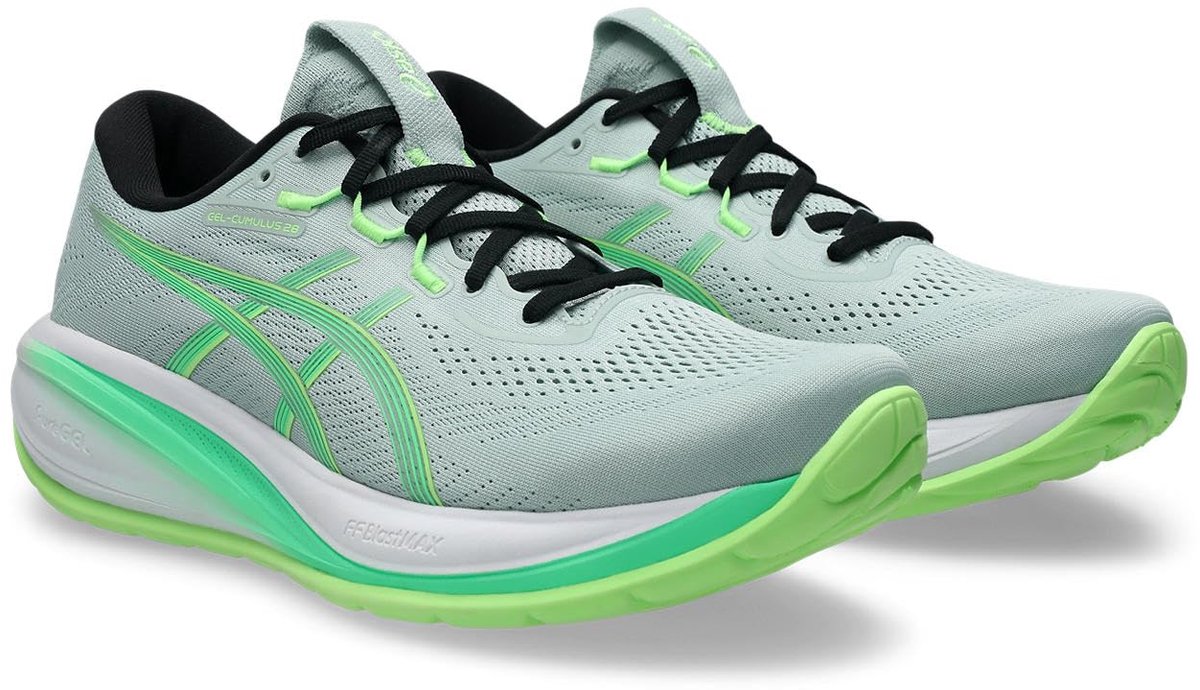 ASICS GEL CUMULUS 28 Hardloopschoen Cold moss/vital 44 5 Groen