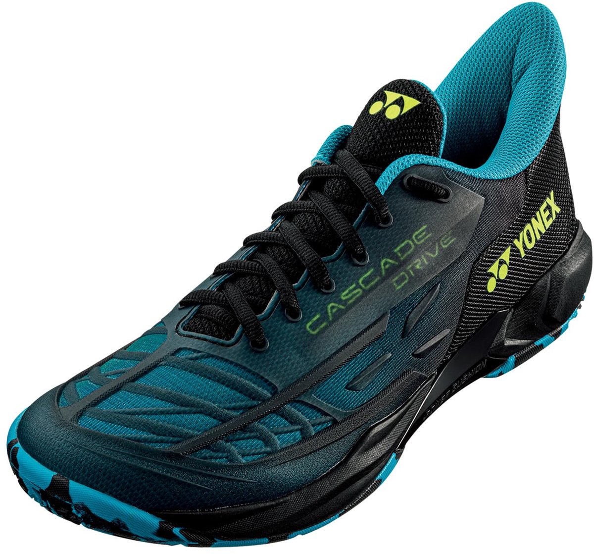Yonex PC Cascade Drive - Badmintonschoenen - Clear Zwart - Maat 42