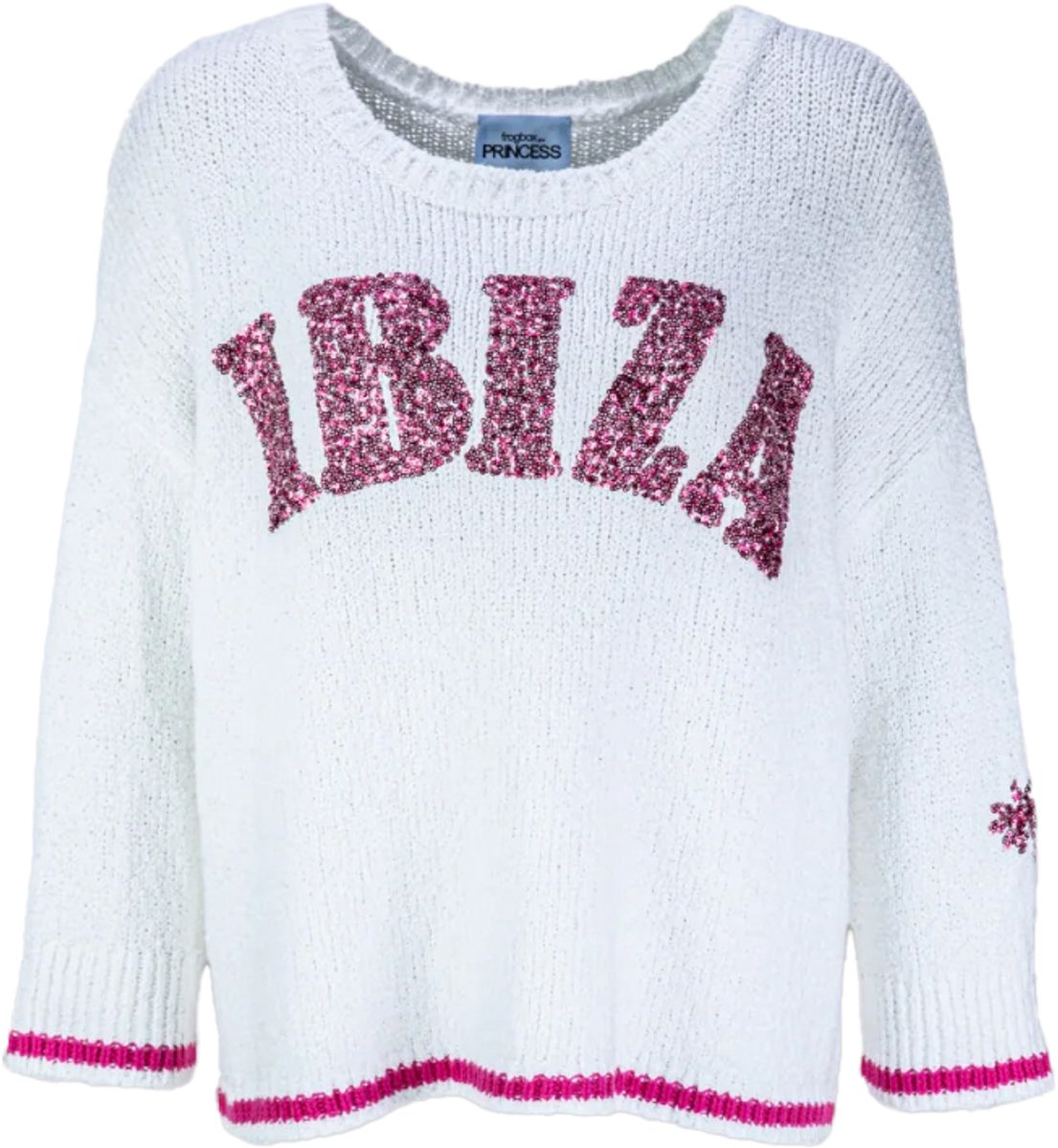 Frogbox goes Princess - witte trui Ibiza - maat 36