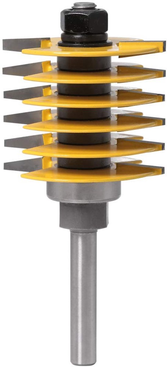 Vingergewrichtfrees - Geen kleur - 8 mm - Hardmetalen Beitelbit - Voor Houtbewerking