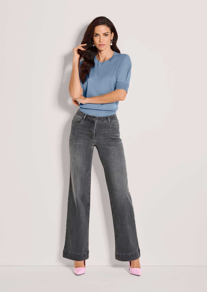 MADELEINE Broek Wide-leg-jeans van powerstretch