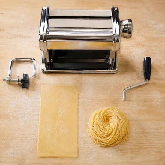 COOK Concept RVS Pastamachine met Tafelklem - Zilver van cook-concept — afbeelding 4