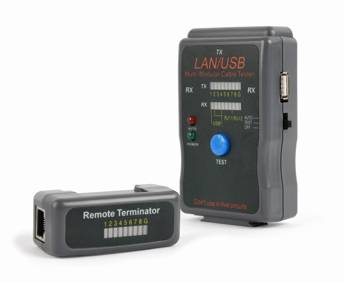 Image of Kabeltester voor RJ11, RJ45 & USB