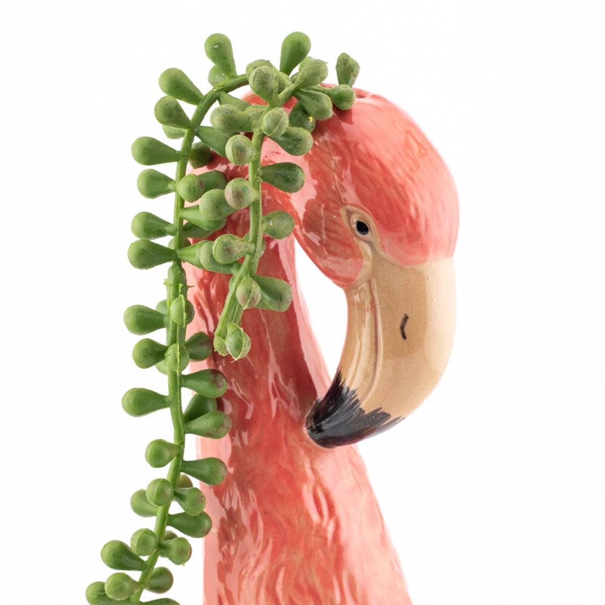 Aardewerk vaas Flamingo