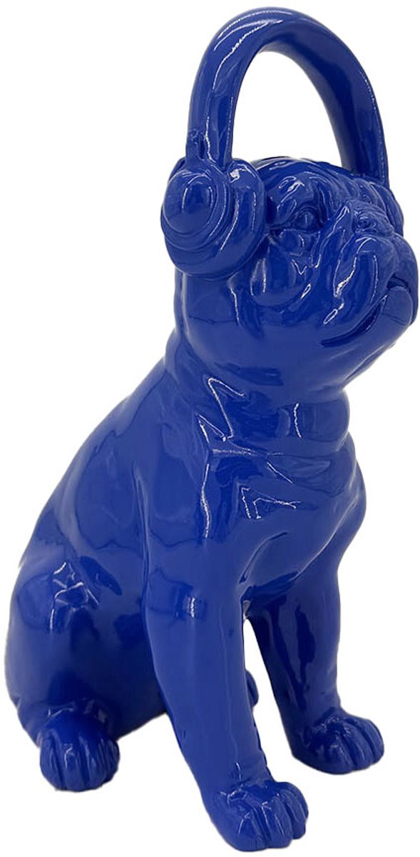 Ornament bulldog Beat blauw