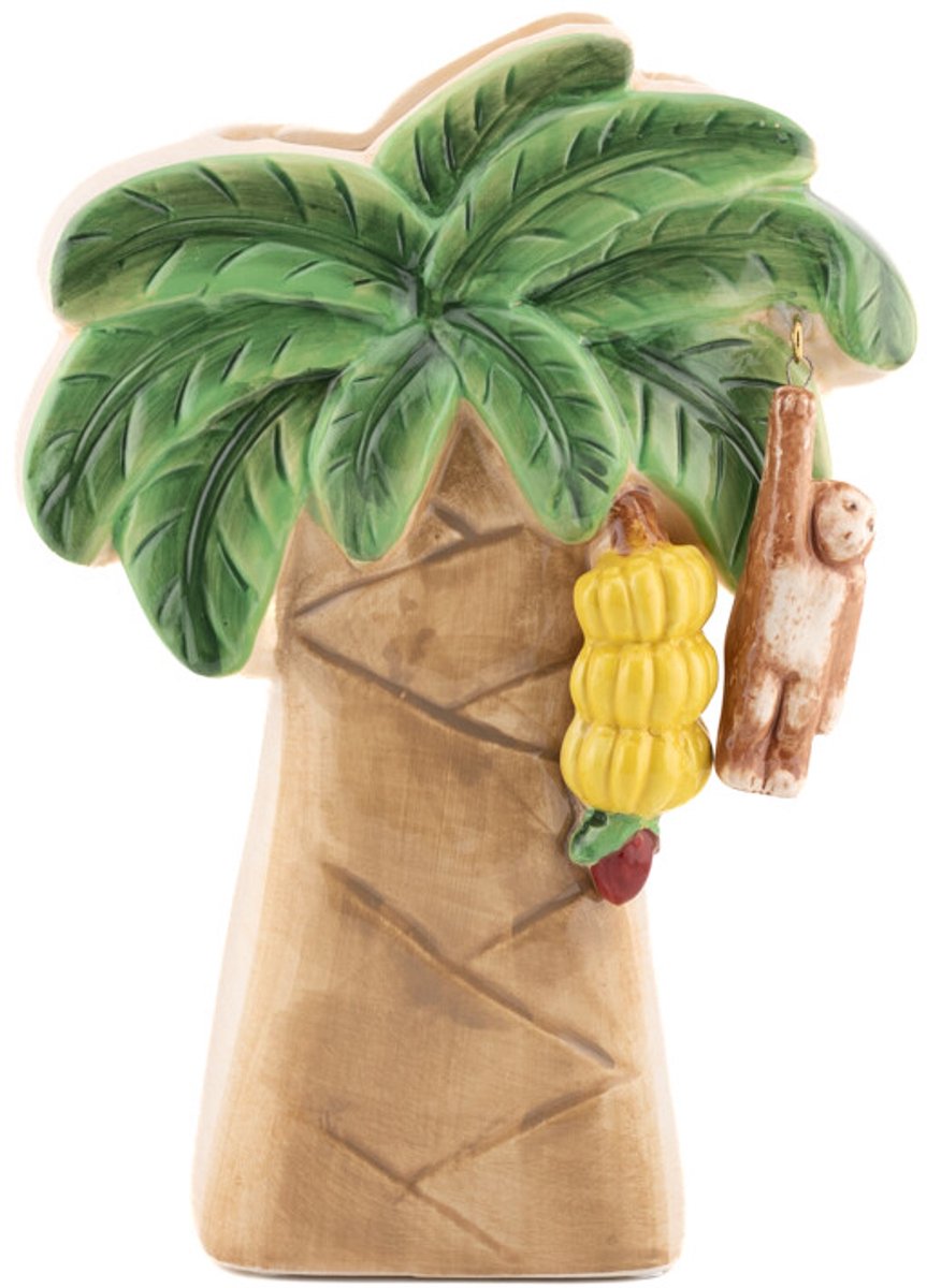 Aardewerk vaas Palmboom S