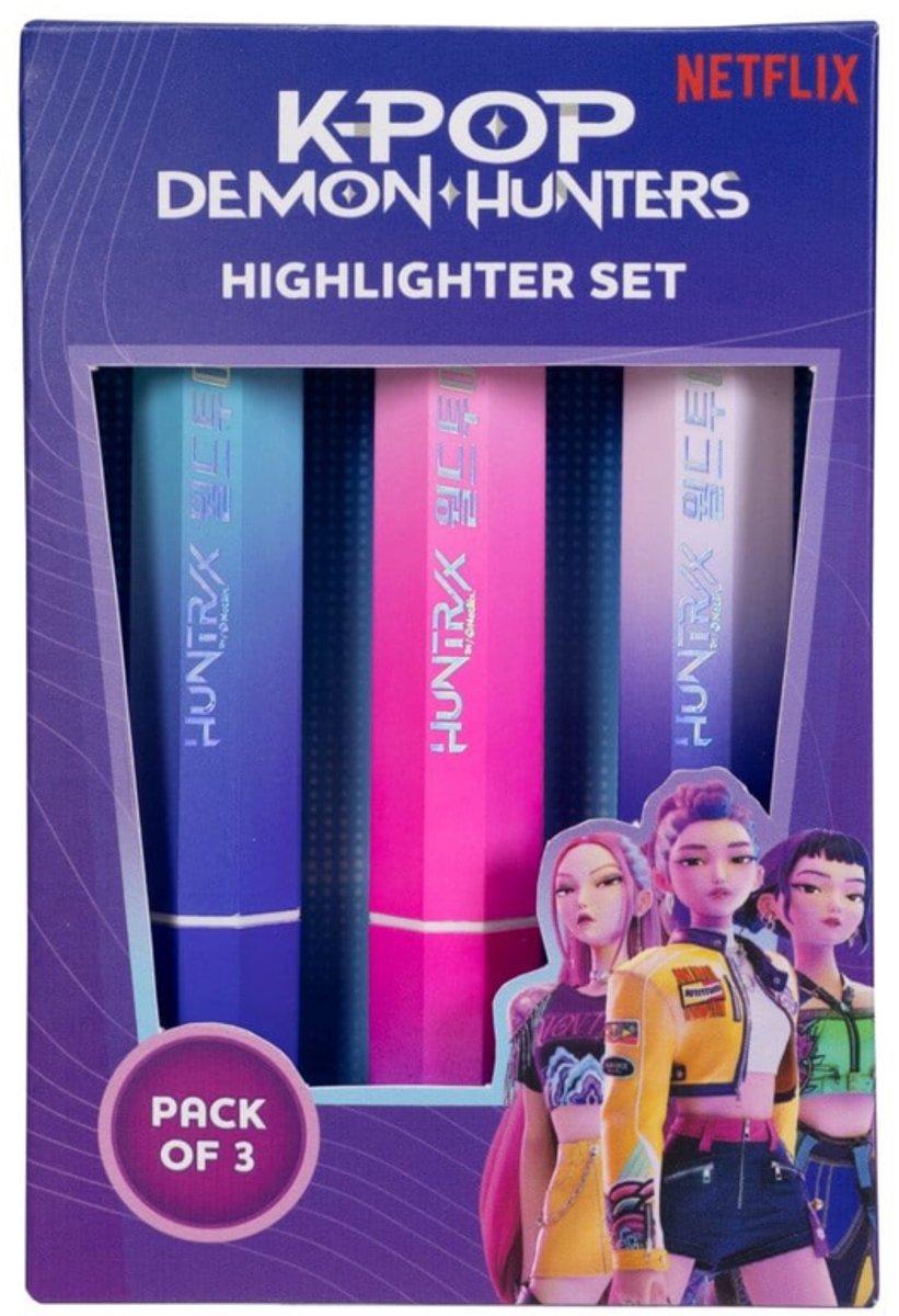 K-pop - Markeerstiften Set 3 stuks - Demon Hunters Huntr/x