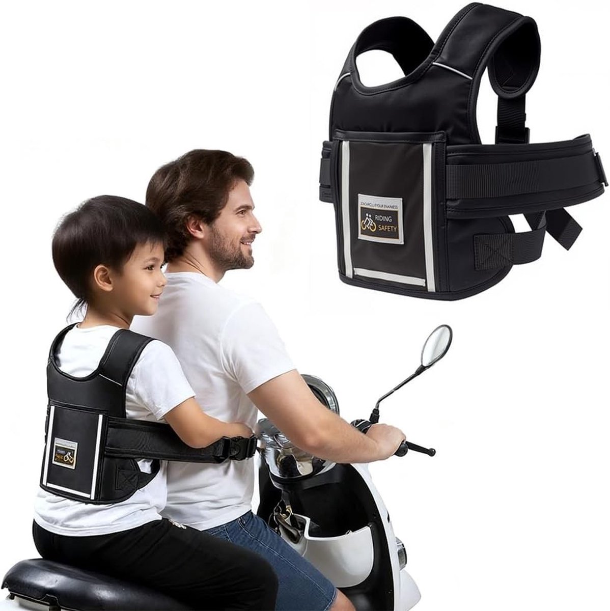 Veilige autogordel voor kinderen - Verstelbare en comfortabele gordel, ideaal voor lange ritten en optimale bescherming