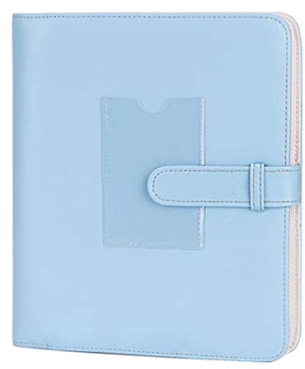 Fotoalbum-fotoalbum insteekalbum-fotoalbum baby-mini-album-Fotoalbum met 272 vakken-Foto-Opberger -Zakfotoalbum-foto albums-fotoboek insteekalbum-Fotoboek-voor reizen, vakanties en afstuderen-3 inch-Blauw