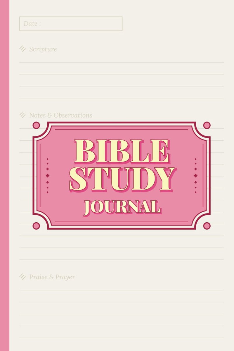 Bible Study Journal: 6x9 Inches Bible Journal Notebook, Prayer Journal for Women and Teen Girls - ShopVlot