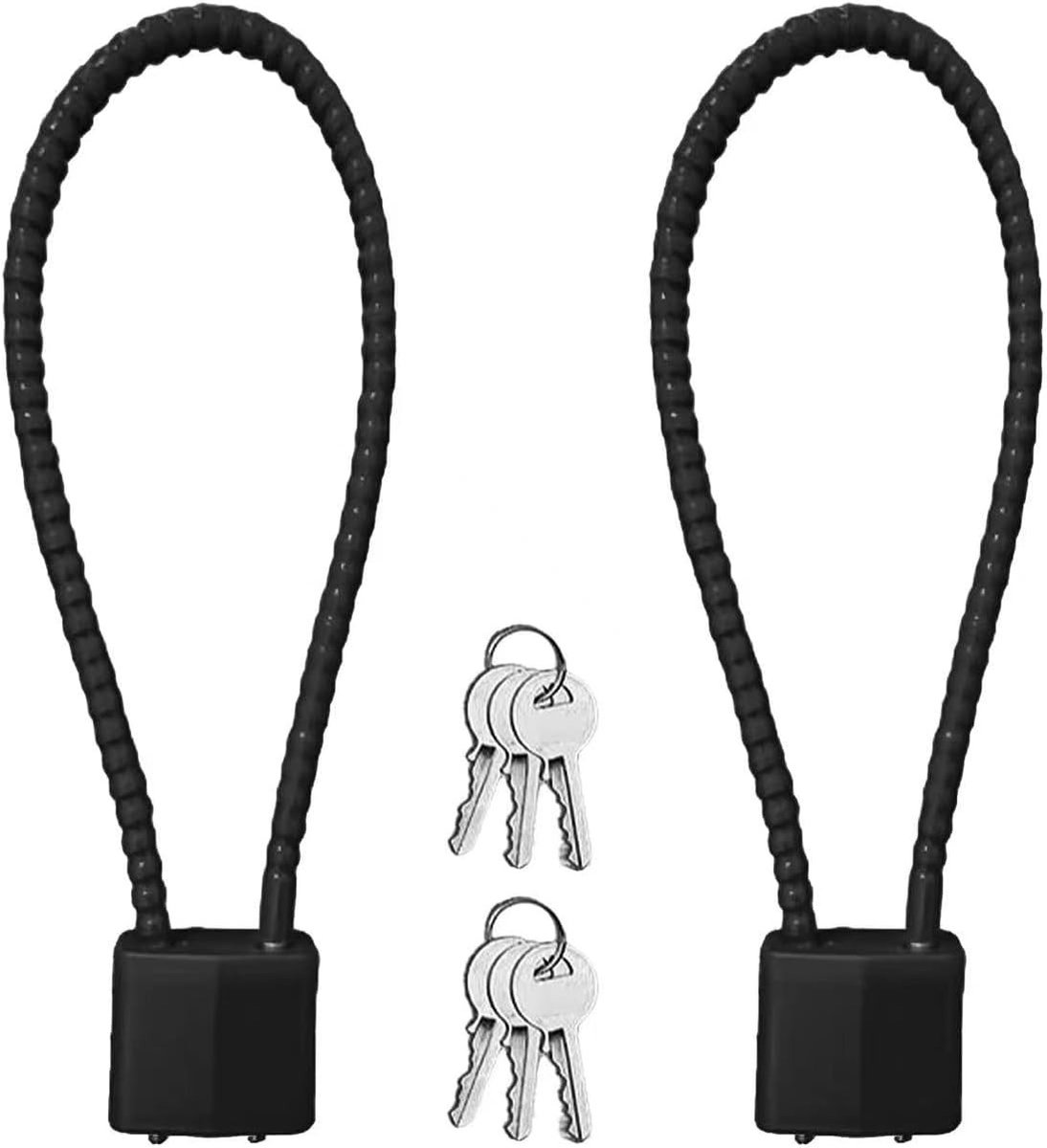 Fietsslot kind - Zwart - 38 cm - Robuust Kabelslot - Voor Fiets en Koffer
