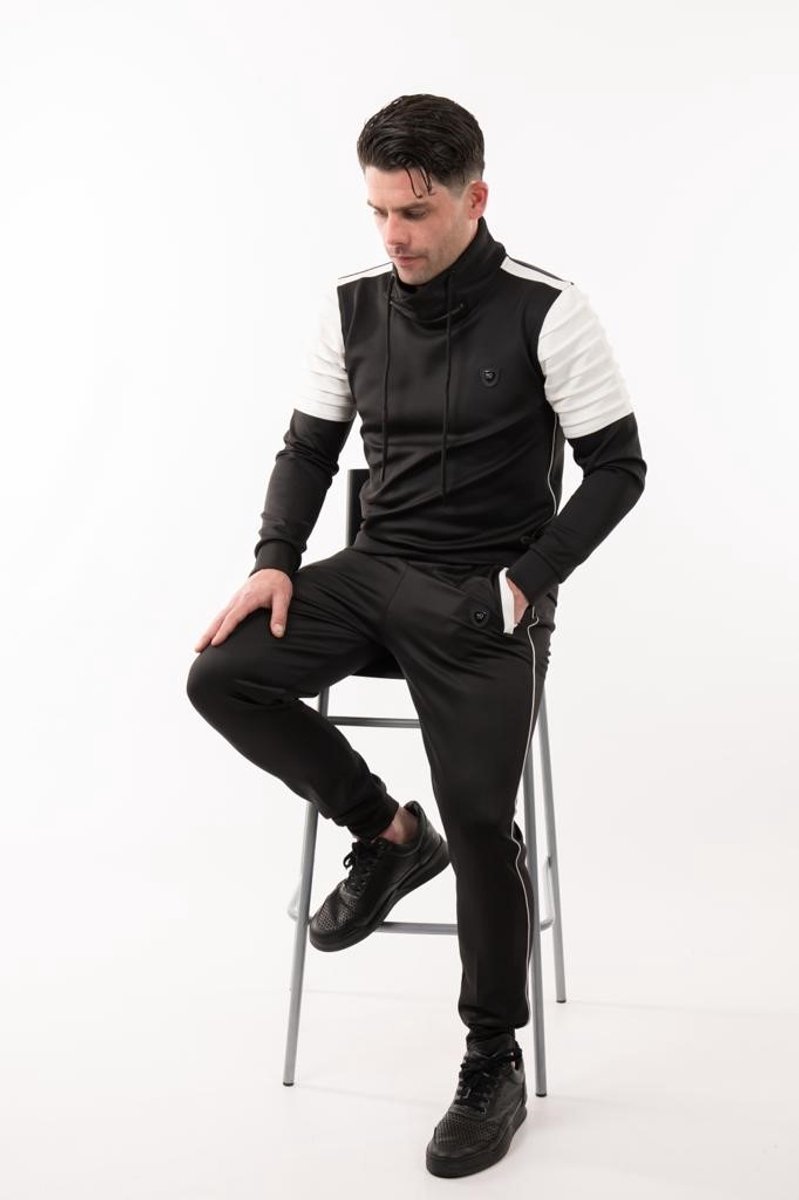 SALE - Marshall Denim - Joggingpak Heren - Trainingspak - Zwart