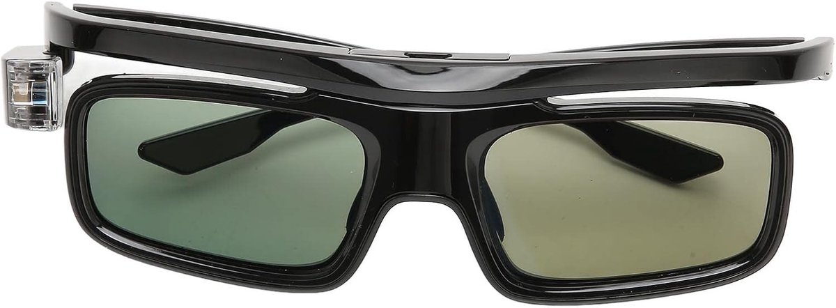Oplaadbare 3D-bril met actieve sluiter voor DLP-Link projectoren - Perfect voor films en gaming