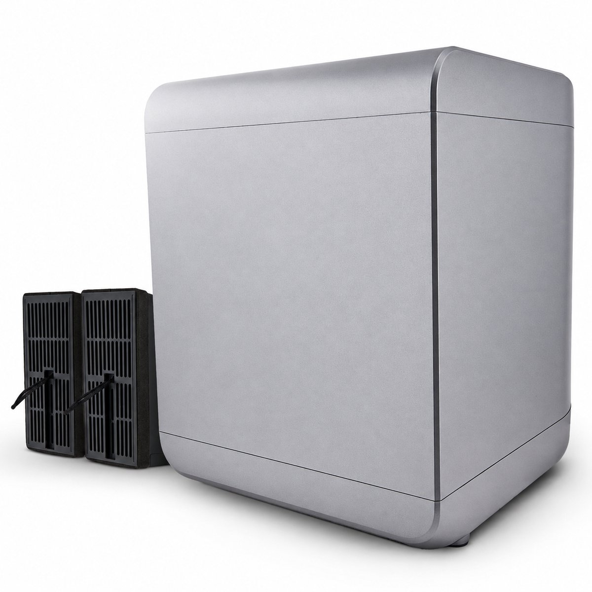 Elektrische Compostbak 2,5 L, Snelle Composteerder met Koolstoffilter, 3-in-1 Messen, Stil, Voor Keuken en Balkon