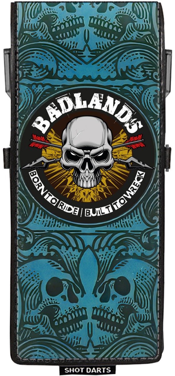 Shot Inked Dart Case Badlands Blue - Dart Case