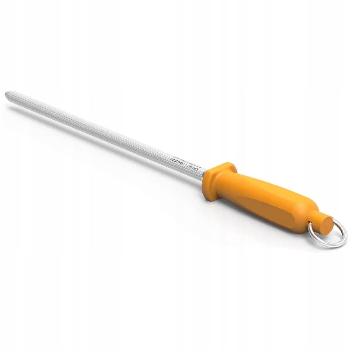 Merkloze Ronde Staaf Slijper 36cm - Professioneel Keukenmes Slijpstaal