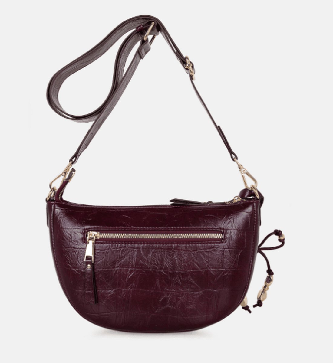 Laurent David Dames Crossbody Lauren | Bordeaux | Maat: One Size