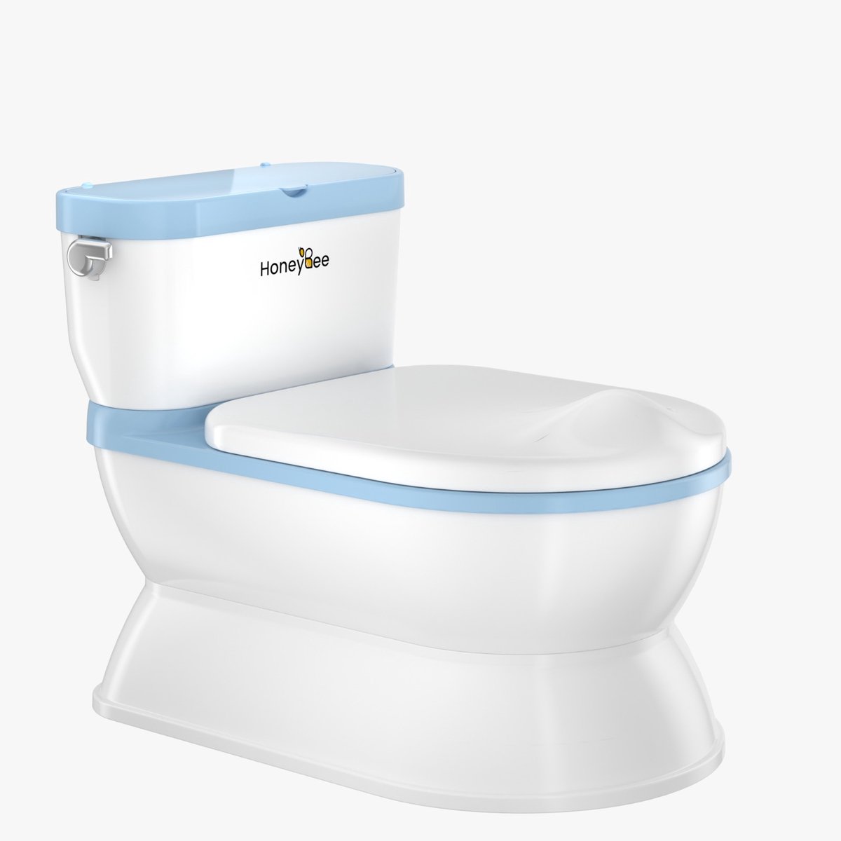 Honey Bee Kinder Toilet - Potje Met Geluid - toilettrainer - Blauw