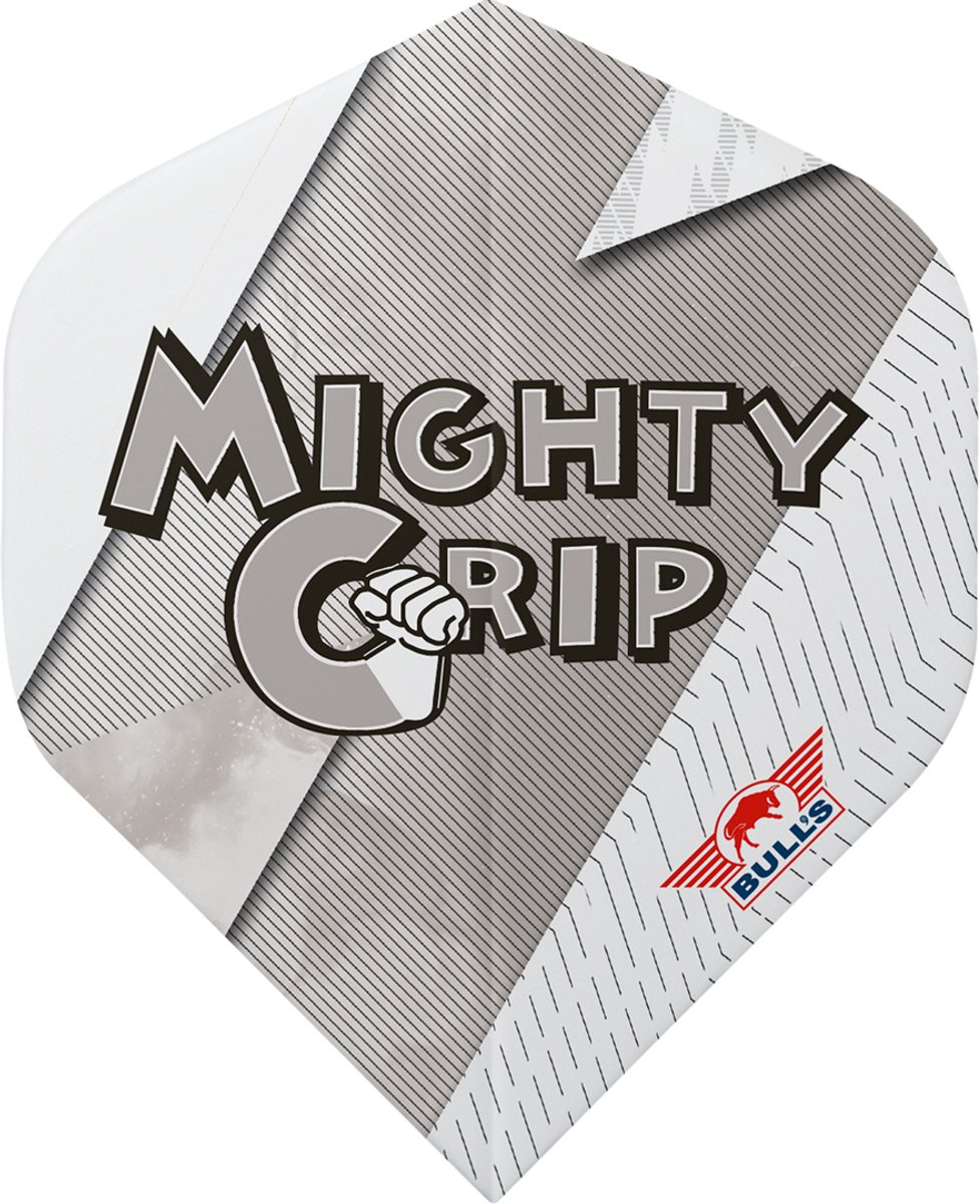 Bull's Series 100 Lightning White Mighty Grip NO2 - Dart Flights