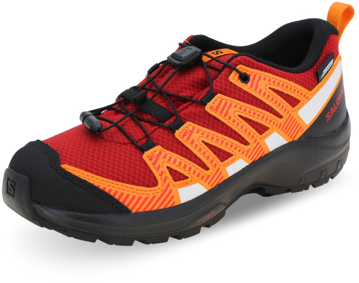 Salomon XA PRO V8 ClimaSalomon™ Waterproof Junior - Wandelschoen - Rood/Zwart/Oranje - Maat 38