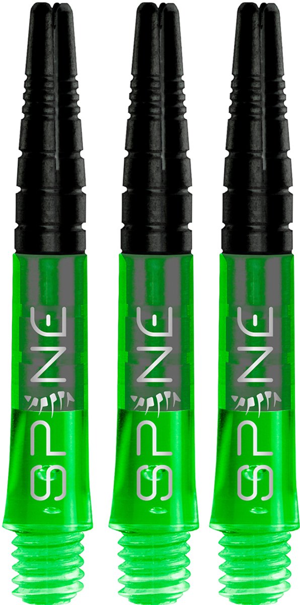 Bull's Spine Green - Dart Shafts Short van Merkloos — afbeelding 2
