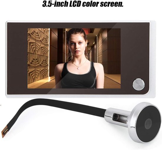 Digitale Deurspion - Slimme Videodeurbel - 3,5 Inch LCD Monitor - Deurkijker - 120 Graden Groothoek — afbeelding 5