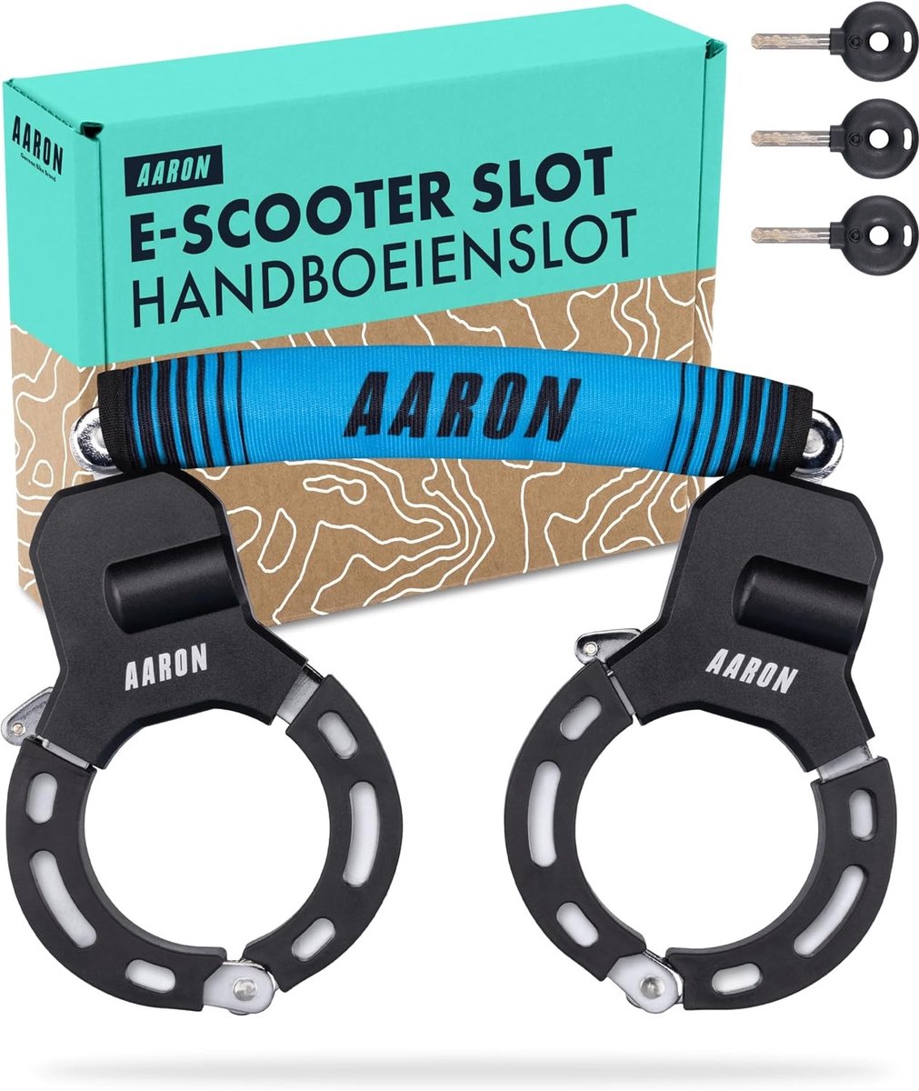 Fietsslot Kind - Blauw - 85 mm - Hoge Veiligheid - Voor E-scooter
