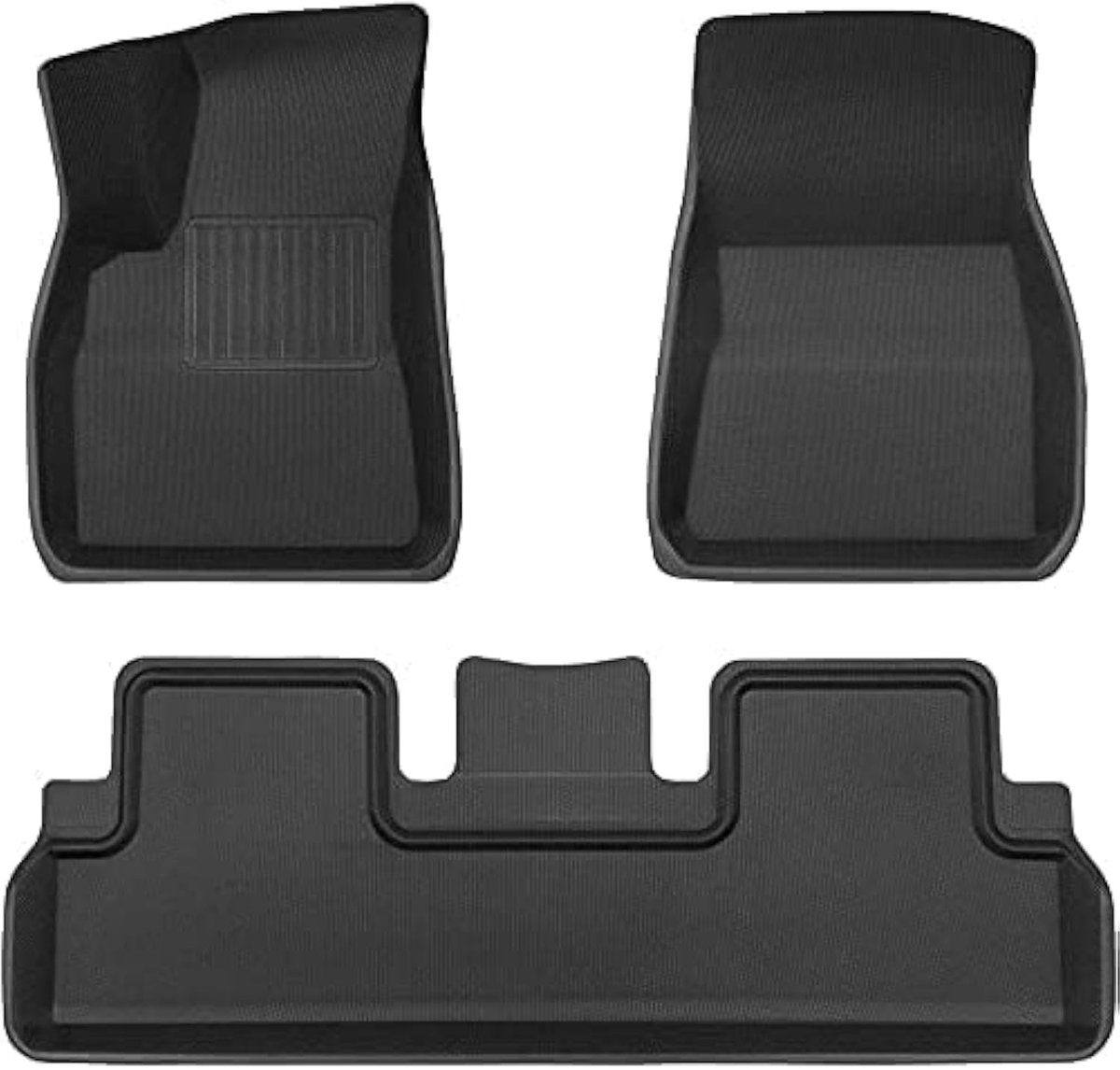 TAPTES Floor Mats for Tesla Model 3 2017-2025, Premium All Weather Anti-Slip Waterproof Floor Liners Car Interior - ShopVlot