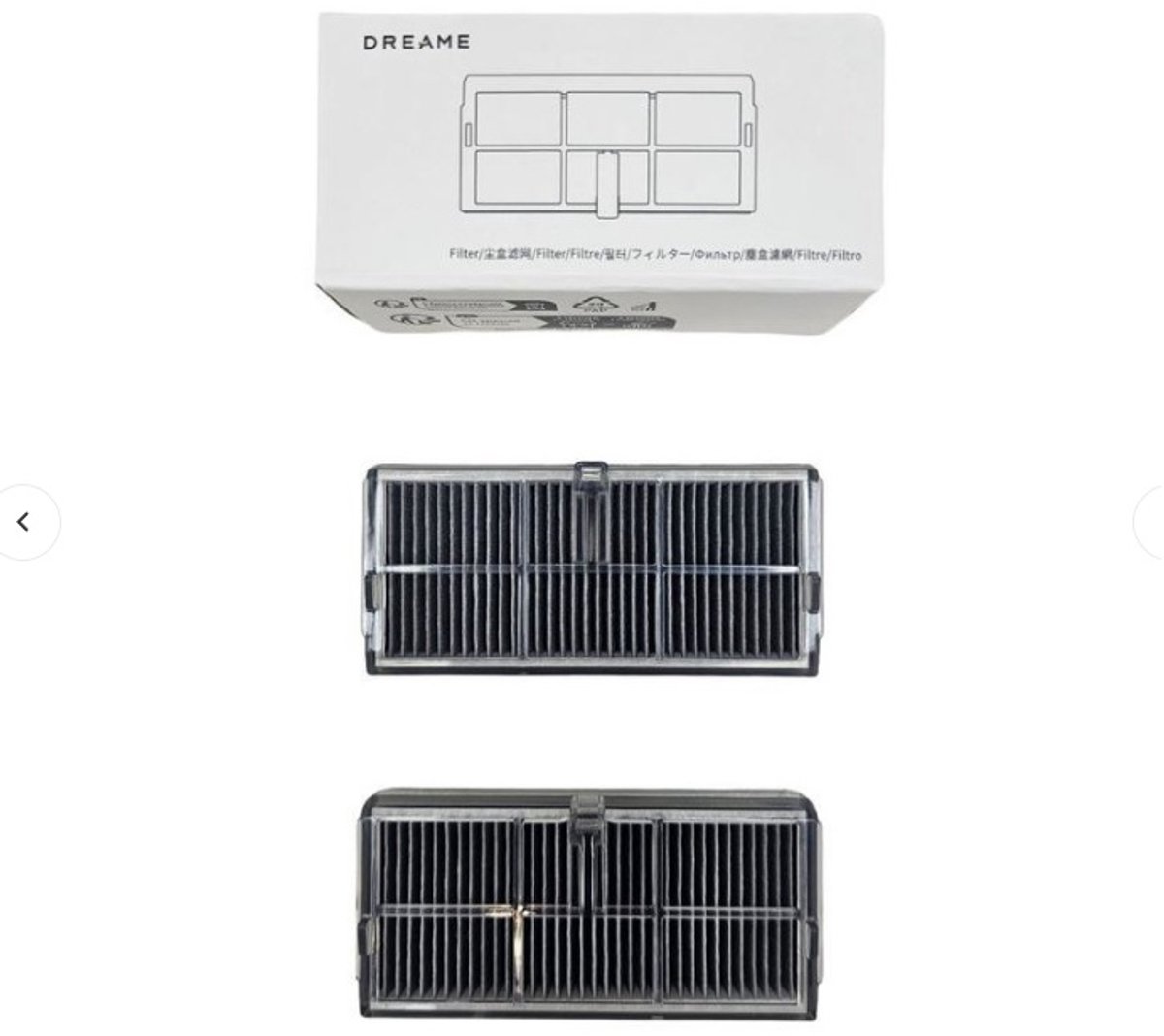 2 x Origineel filter voor Dreame X40 Ultra Master / Dreame L40 Ultra / Dreame L10s Pro Ultra Heat / Dreame L30 Ultra S / Dreame X30 Ultra Pro / Dreame L10S Ultra Gen 2 / Mova P10 Pro Ultra / MODEL RHF16