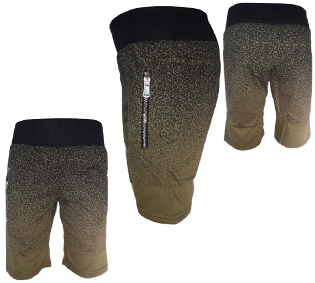 Groene jongens jog short - Groen - 98/104