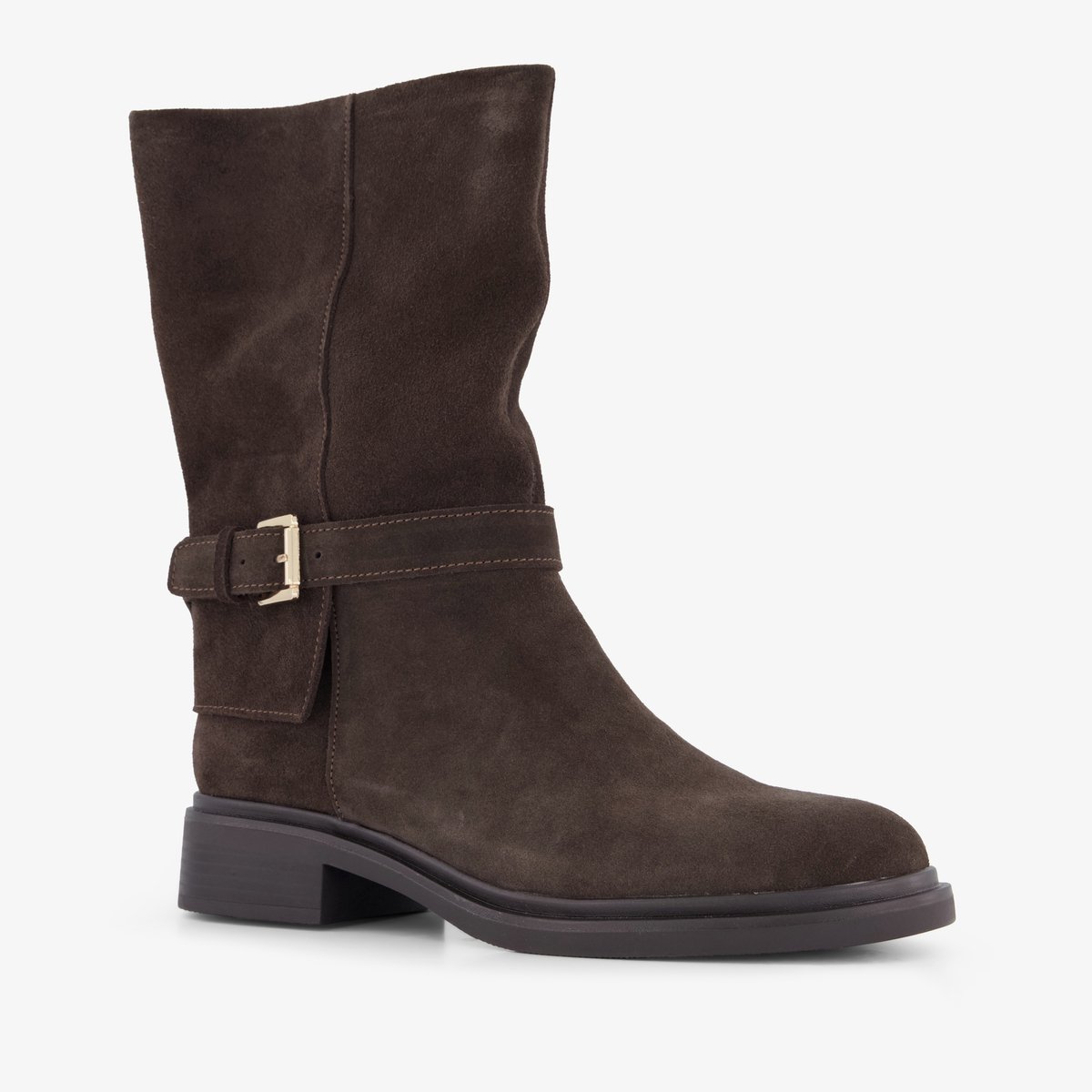 Harper suede dames boots bruin - Maat 36 - Echt leer